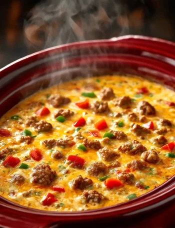 3-Ingredient Slow Cooker Sausage Dip
