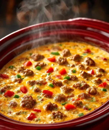 3-Ingredient Slow Cooker Sausage Dip