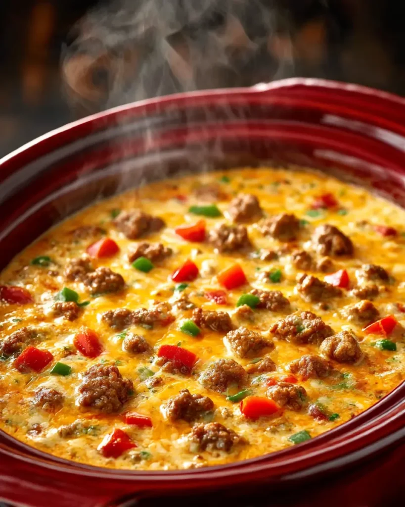 3-Ingredient Slow Cooker Sausage Dip