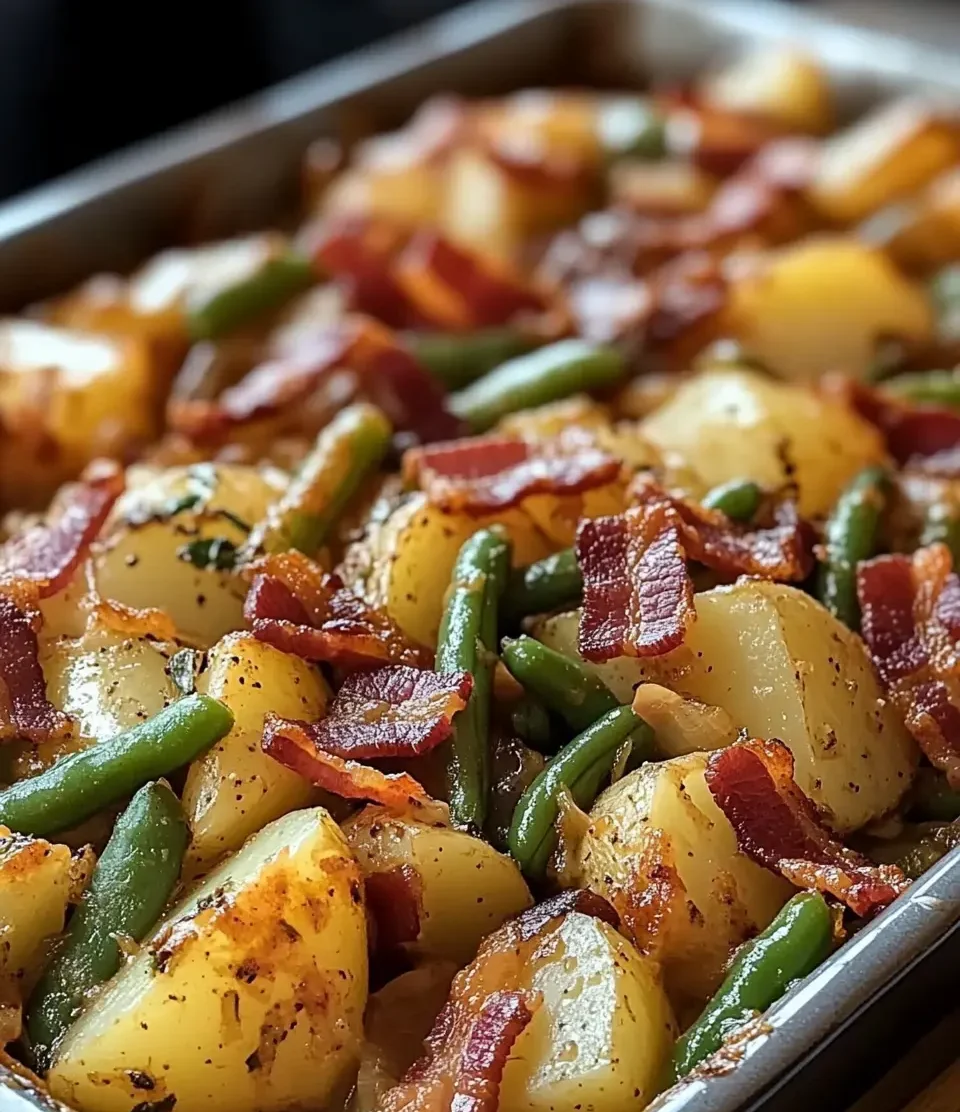 Country Ranch Green Beans ‘n Potatoes with Bacon