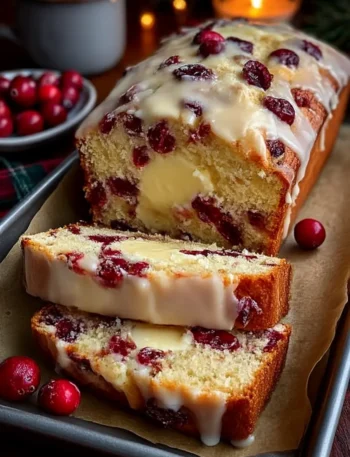 Cream Cheese Cranberry Loaf