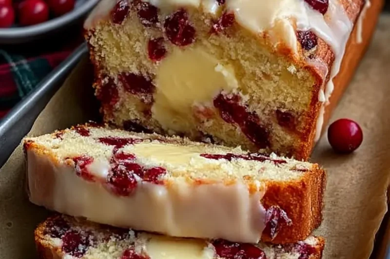 Cream Cheese Cranberry Loaf