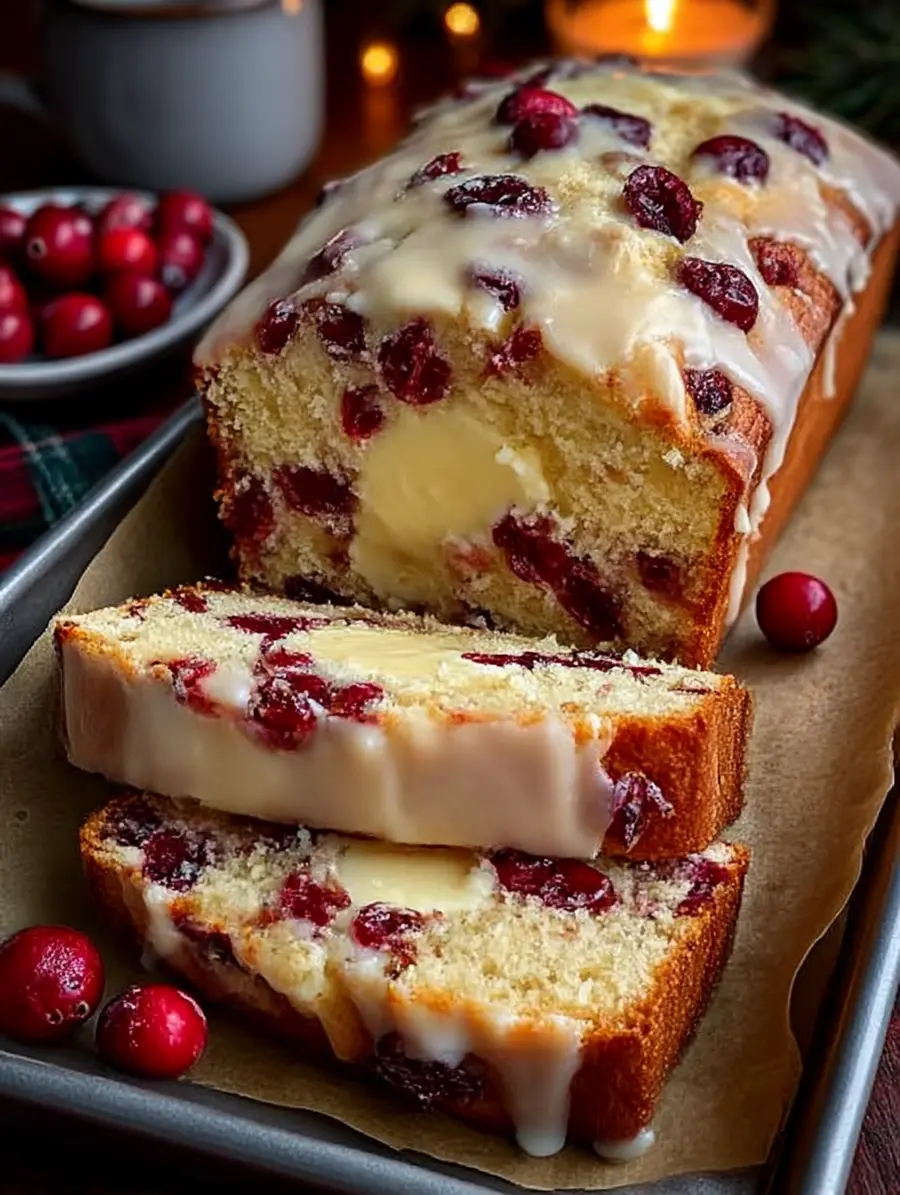 Cream Cheese Cranberry Loaf