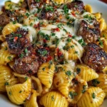 Creamy Paprika Steak Shells