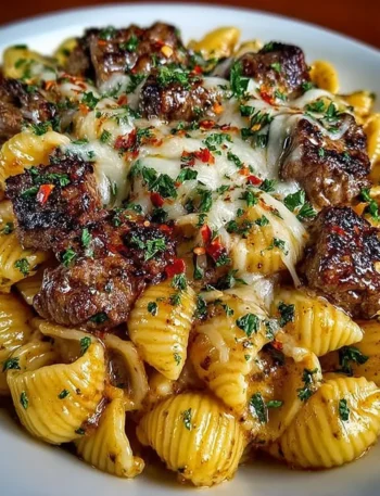 Creamy Paprika Steak Shells