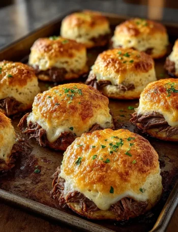 French Dip Biscuits served with au jus