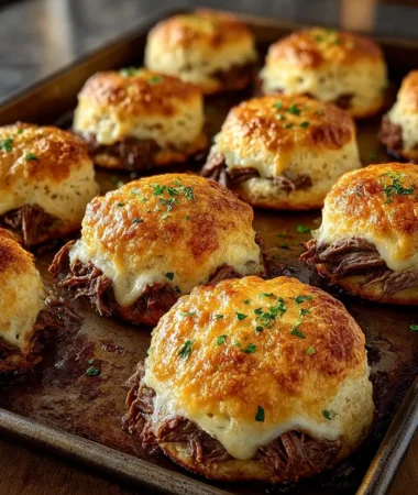 French Dip Biscuits served with au jus