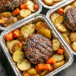 Slow Cooker 4-Ingredient Hobo Dinners