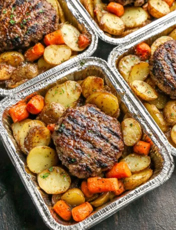 Slow Cooker 4-Ingredient Hobo Dinners