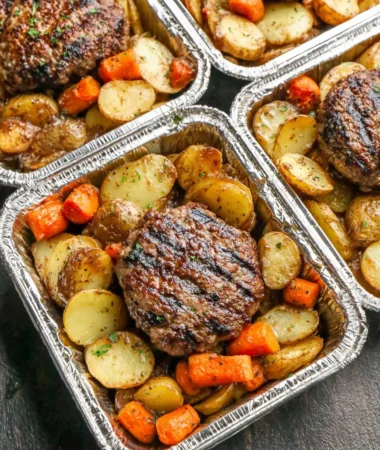 Slow Cooker 4-Ingredient Hobo Dinners