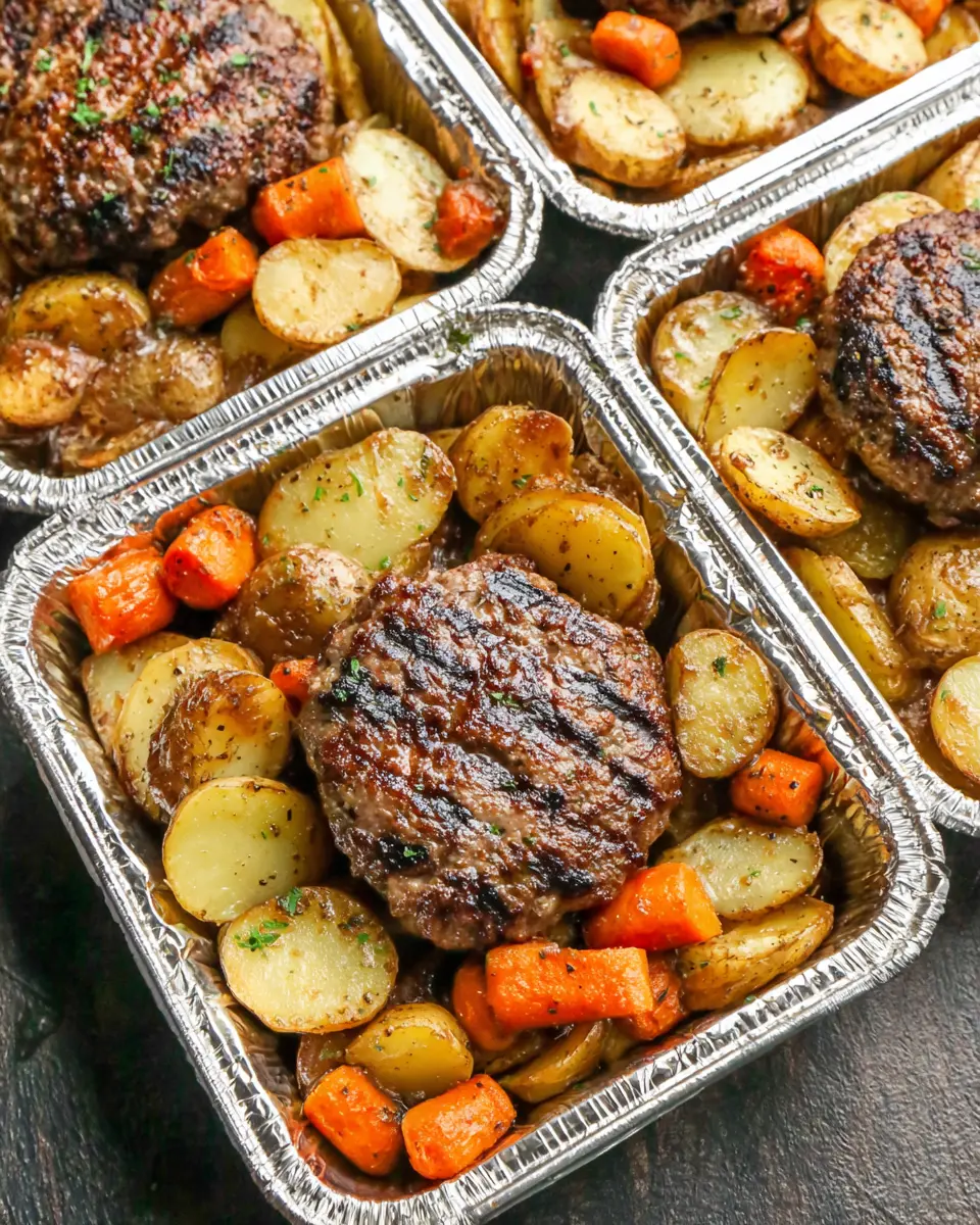 Slow Cooker 4-Ingredient Hobo Dinners