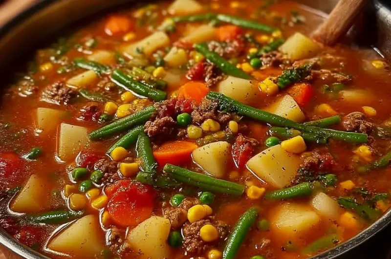 Best Ever Easy Vegetable Beef Soup